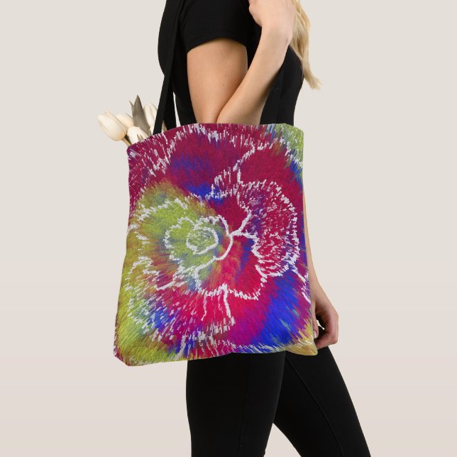 Bunter Tie-Dye-Taschensack Tasche (Von Nahem)