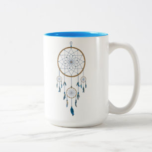 Bunter Traumfänger Zweifarbige Tasse