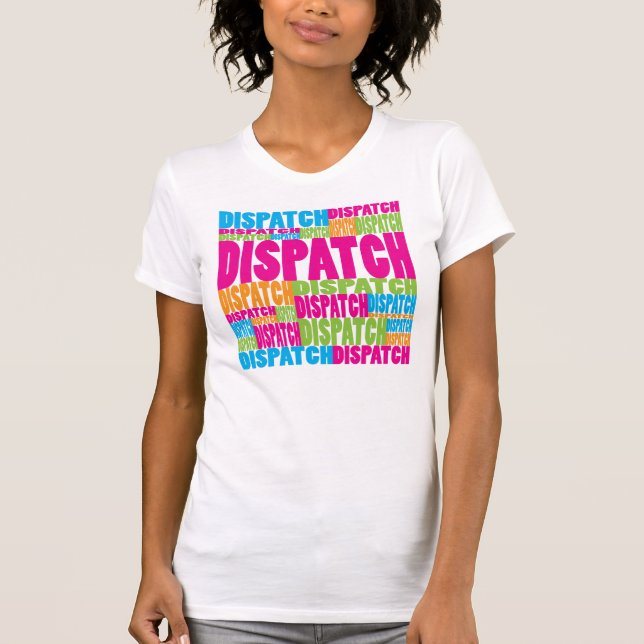 Bunter Versand T-Shirt (Vorderseite)