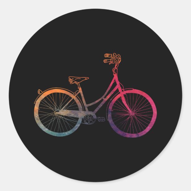 retro aufkleber fahrrad