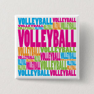 Bunter Volleyball Button