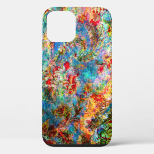 Buntes abstraktes rustikales Blumendesign Case-Mate iPhone Hülle