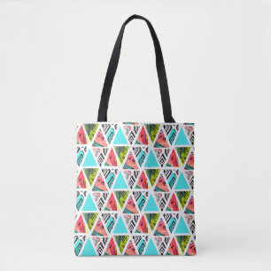 Buntes abstraktes tropisches Muster Tasche