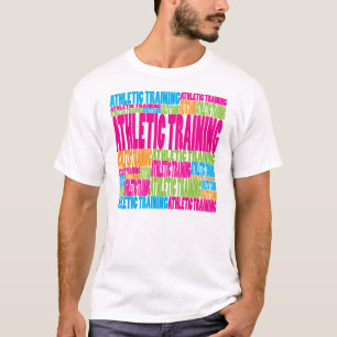 Buntes athletisches Training T-Shirt