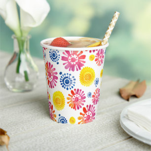 Buntes Baby Shower Mexican Fiesta Pappbecher