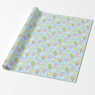 Buntes Ballon-Packpapier Geschenkpapier