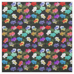 Buntes Betta Aquarium-Fisch-Puma-Baumwollgewebe Stoff