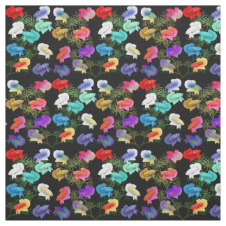 Buntes Betta Aquarium-Fisch-Puma-Baumwollgewebe Stoff