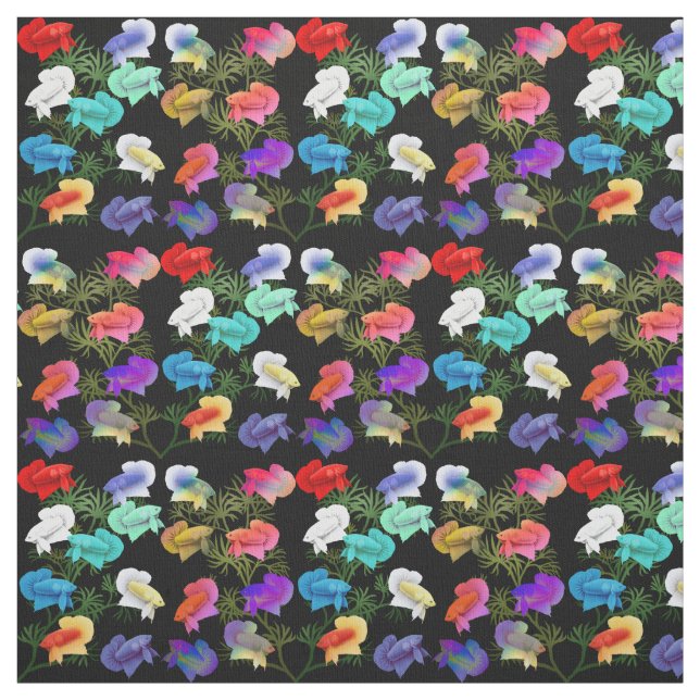 Buntes Betta Aquarium-Fisch-Puma-Baumwollgewebe Stoff (Muster)