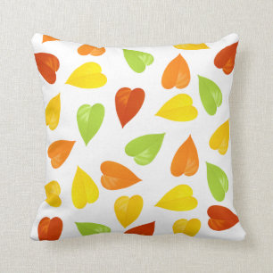 Buntes Blätter Kissen