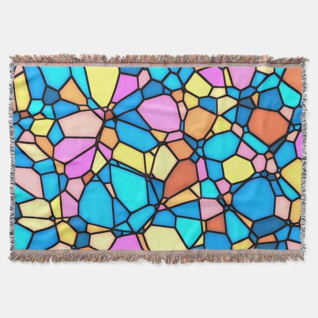 Buntes Bleiglas  Decke (Vorderseite)