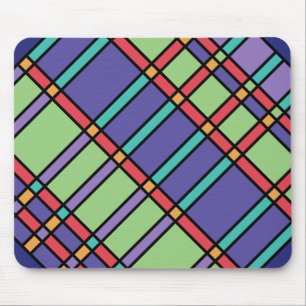Buntes Bleiglas Mousepad