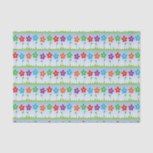 Buntes Blumen-Seidenpapier Seidenpapier