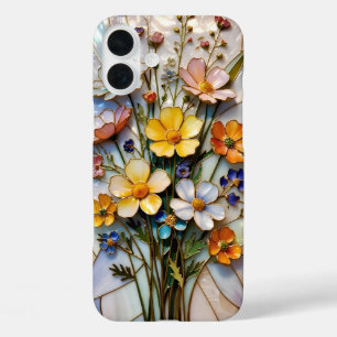 Buntes Blumenbouquet iPhone-Hülle Warme Töne iPhone 16 Plus Hülle