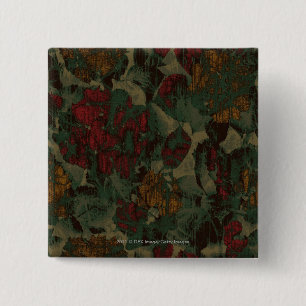 Buntes Blumentarnungsmuster Button
