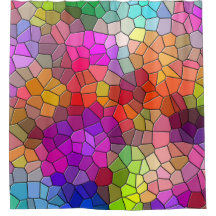 Buntes Buntglas-Muster