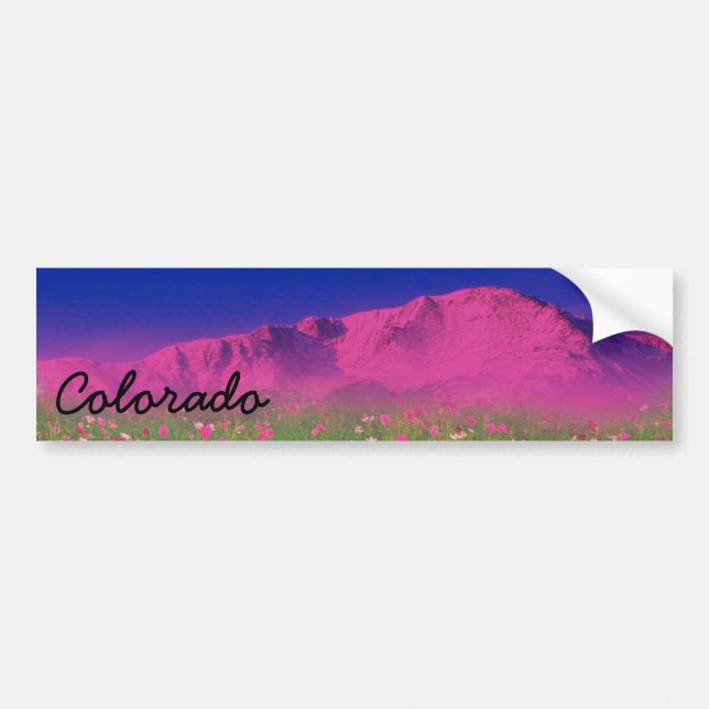 Buntes Colorado, Spiess-Höchstberg Autoaufkleber (Vorne)