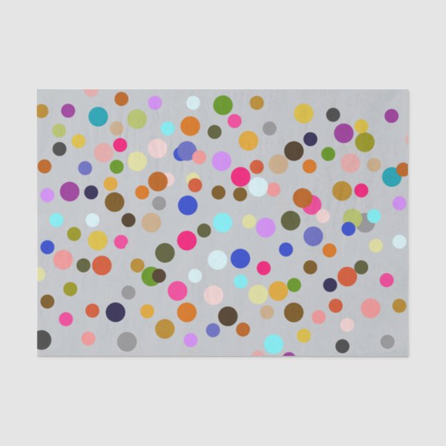 Buntes Confetti-Kunst-Seidenpapier Seidenpapier (Vorderseite)