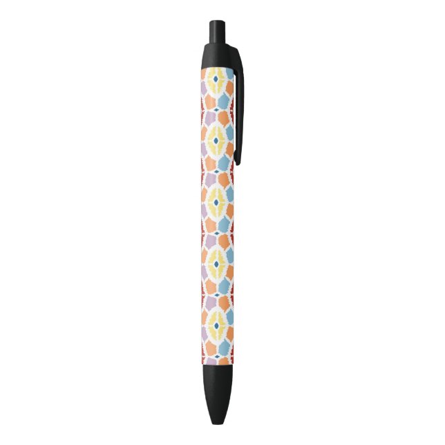 Buntes Diamanten ikat geometrisch Kugelschreiber (Unterseite (Vertikal))