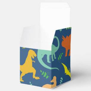 Buntes Dinosaurier-Muster Geschenkschachtel