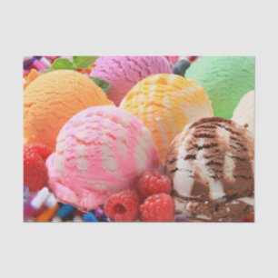 buntes Eis Seidenpapier