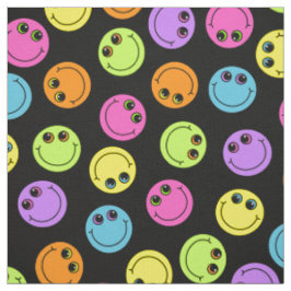 Buntes Emoji stellt gegenüber Stoff