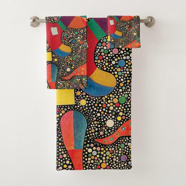 Buntes Ensemble durch Wassily Kandinsky Badhandtuch Set (Insitu)