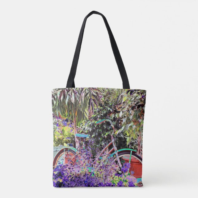 Buntes Fahrrad-Tasche Tasche (Rückseite)