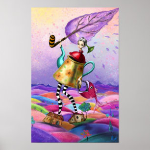 Buntes Fantasy-Poster-Druck Poster