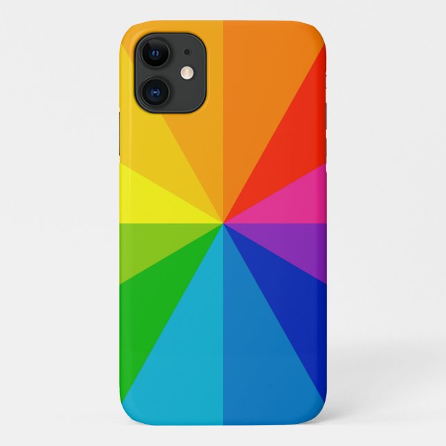 Buntes Farbrad Case-Mate iPhone Hülle (Rückseite)