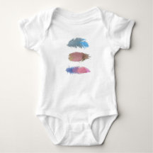 Buntes Federbaby onsie