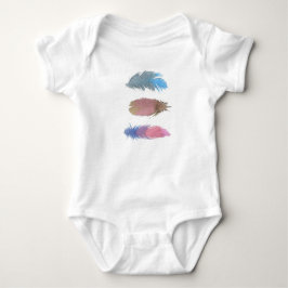 Buntes Federbaby onsie Baby Strampler