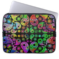 Buntes flippiges Paisley-Muster