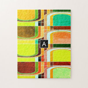 Buntes Funky Retro-Inspiriert