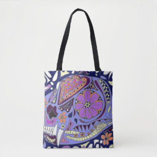 Buntes gemustertes Katze Tasche
