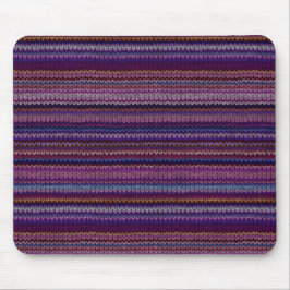 Buntes gestricktes Muster Mousepad