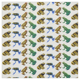 Buntes Gift-Pfeil-Pfeil-Frosch-Gewebe Stoff