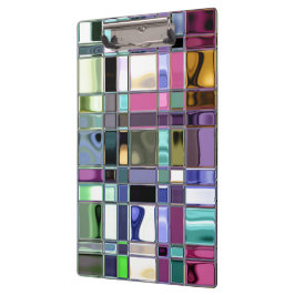 Buntes glänzendes u. kundengerecht klemmbrett