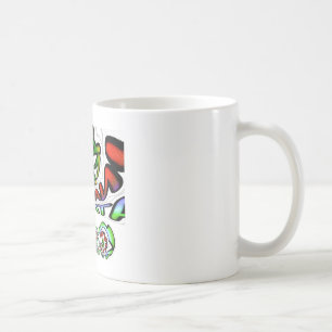 Buntes Hakuna Matata Graffiti-Kunstposter Kaffeetasse