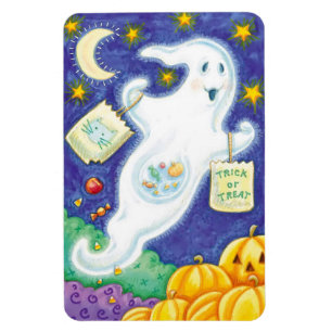 Buntes Halloween-Magnet mit Halloween-Geist Magnet