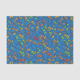 Buntes Herbst-Blätter Seidenpapier