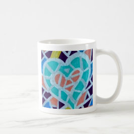 Buntes Herz für irgendeinen Tag… Kaffeetasse