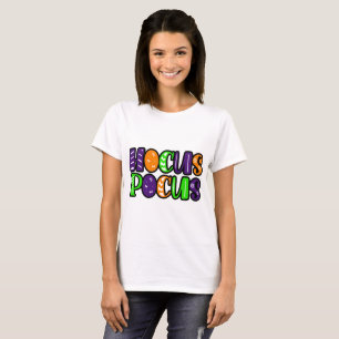 Buntes Hocus Pocus T-Shirt - Retro Groovy Witchy