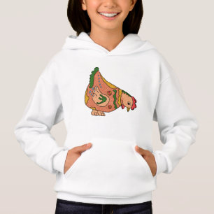 buntes Huhn Hoodie