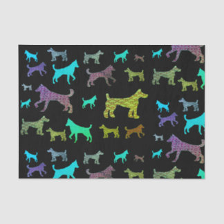 Buntes Hundeseidenpapier Seidenpapier
