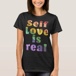 Buntes & Inspirierendes Selbstliebe-Design T-Shirt