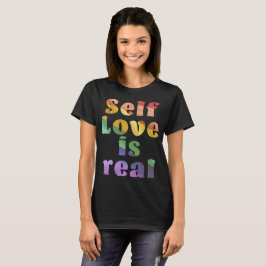 Buntes & Inspirierendes Selbstliebe-Design T-Shirt