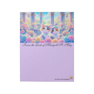 Buntes Kätzchen Papier Notizblock