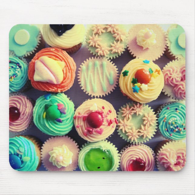 Buntes kleine Kuchen mousepad (Vorne)