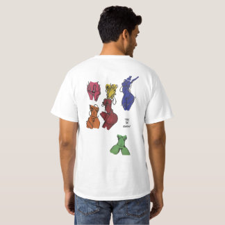 Buntes Körper T-Shirt